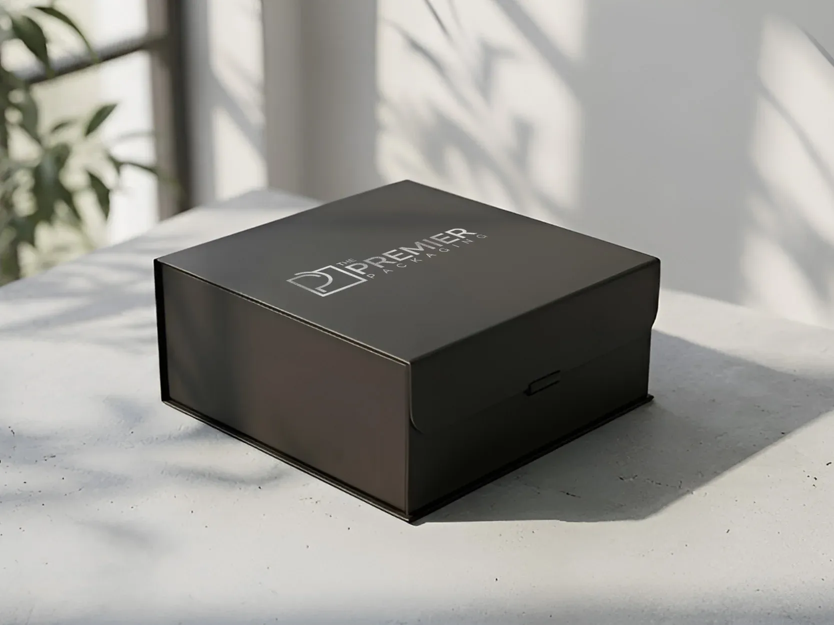 black rigid boxes