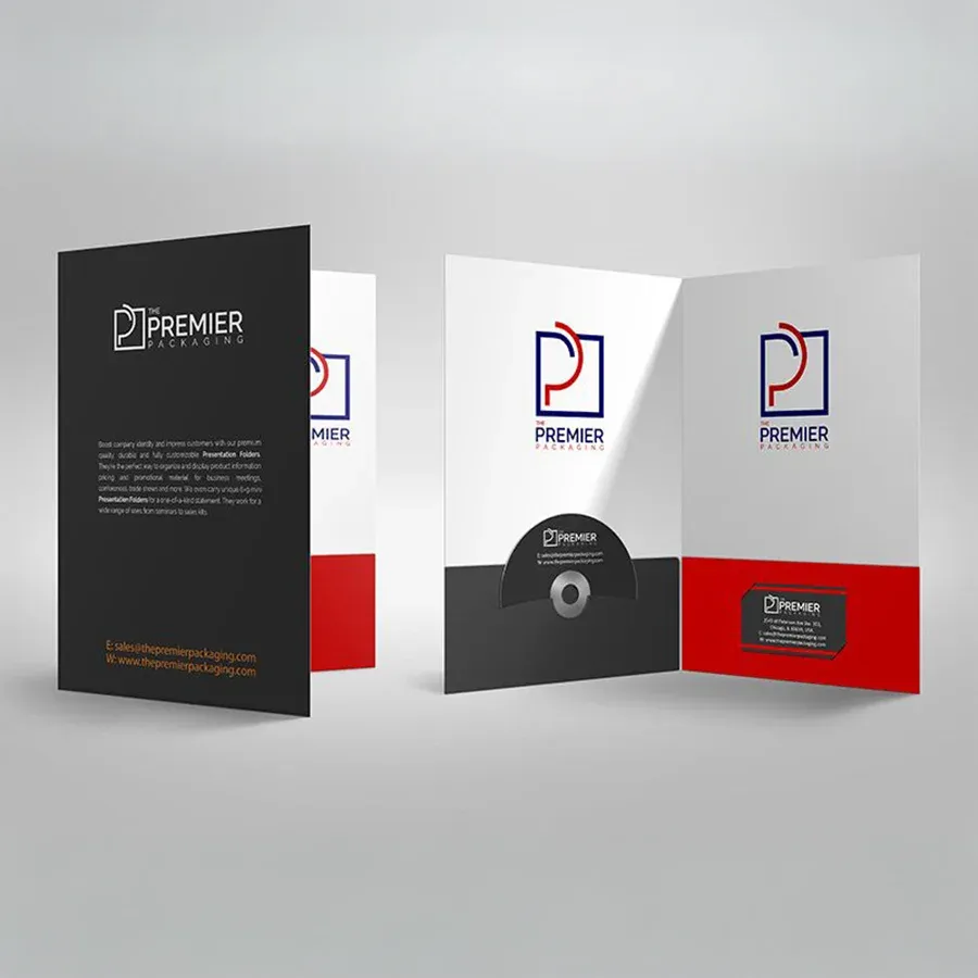 cheap custom presentation folders