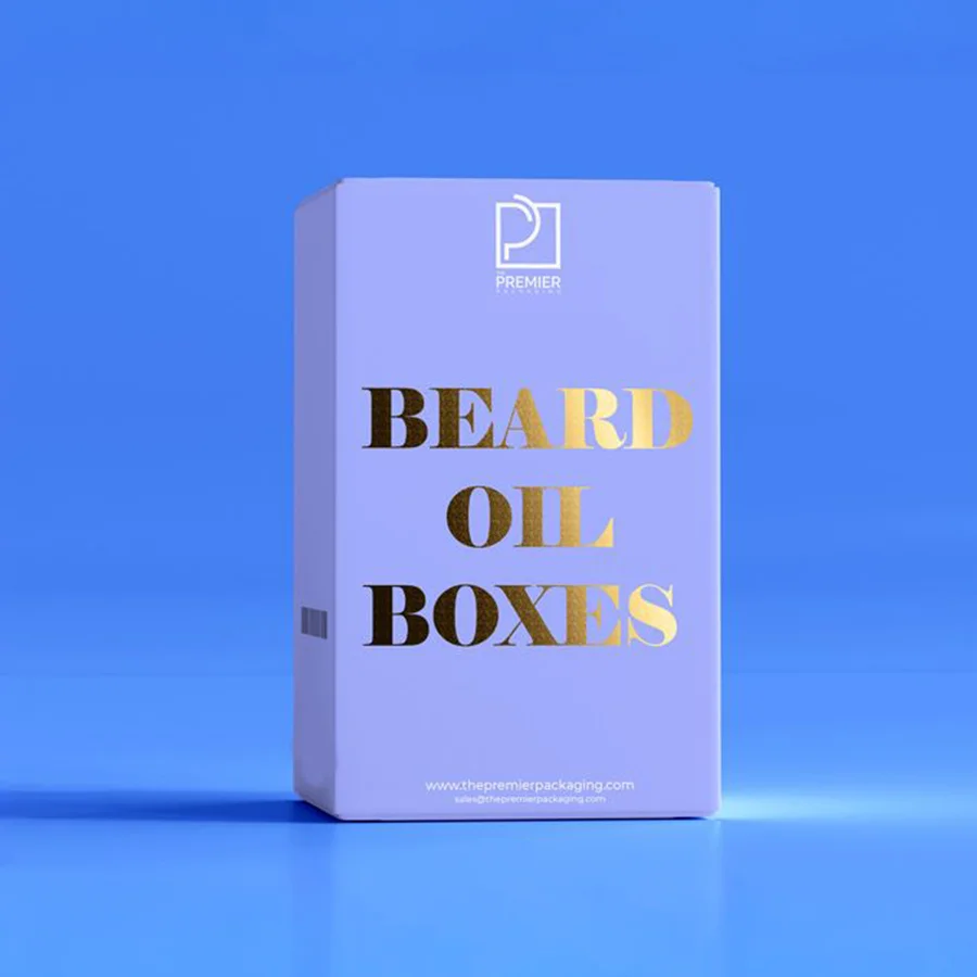 custom printed beard oil boxes​