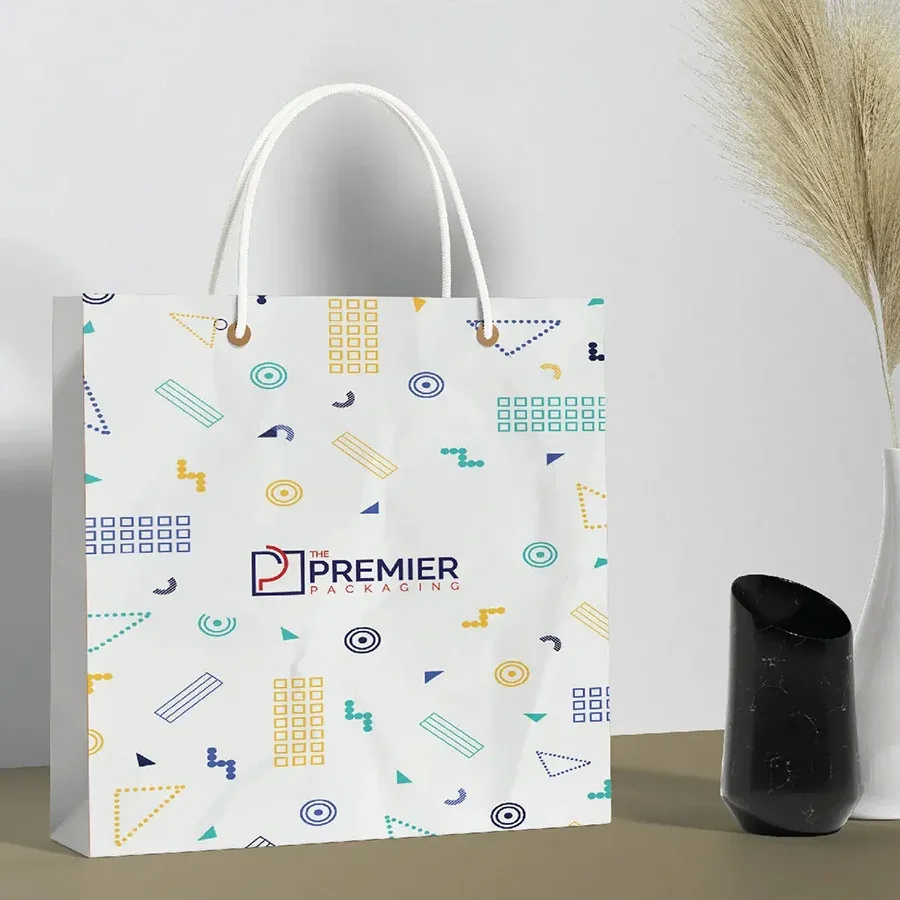 white paper bags​